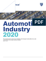 The annual report on the most valuable and strongest automobile, tire, auto component & car rental services brands: Automotive Industry 2020