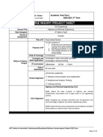 Course Inquiry Project Sheet: Academic Year/Term: 2020-2021 2 Term