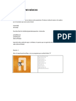 Instrucciones Básicas