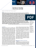 For The Clinician: Estimation of Kidney Function in Oncology