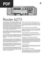 Router 6273: Meeting The Strictest Radio Requirements