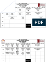 SectionWise Timetable EE Spring 21