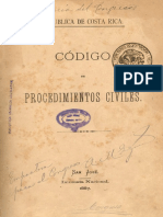 Código de Procedimientos Civiles 1887