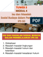 4-Isu Dan Masalah Sosial Budaya Dalam Pembelajaran IPS SD