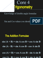 Lesson 1 - Double Angle Formulae
