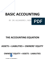 Basic Accounting: By: Dr. Alejandro L. Medrano