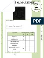 2do Grado - Examen de Diagnóstico (2017-2018)