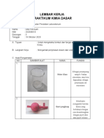 LEMBAR KERJA Pengenalan Alat Lab