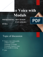 (Fix) Passive - Voice - With - Modals - (Ibnu - & - Ivan) + Quiz