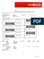 Lion Air Eticket Itinerary / Receipt: Syahputra/Riki MR