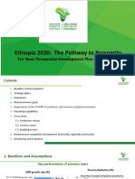Ethiopia 2030: The Pathway To Prosperity: Ten Years Perspective Development Plan (2021 - 2030)