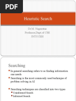 Heuristic Search: Dr.M. Nagaratna Professor, Dept - of CSE Jntuceh