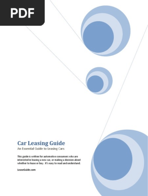 Introduction to Car Leasing 2