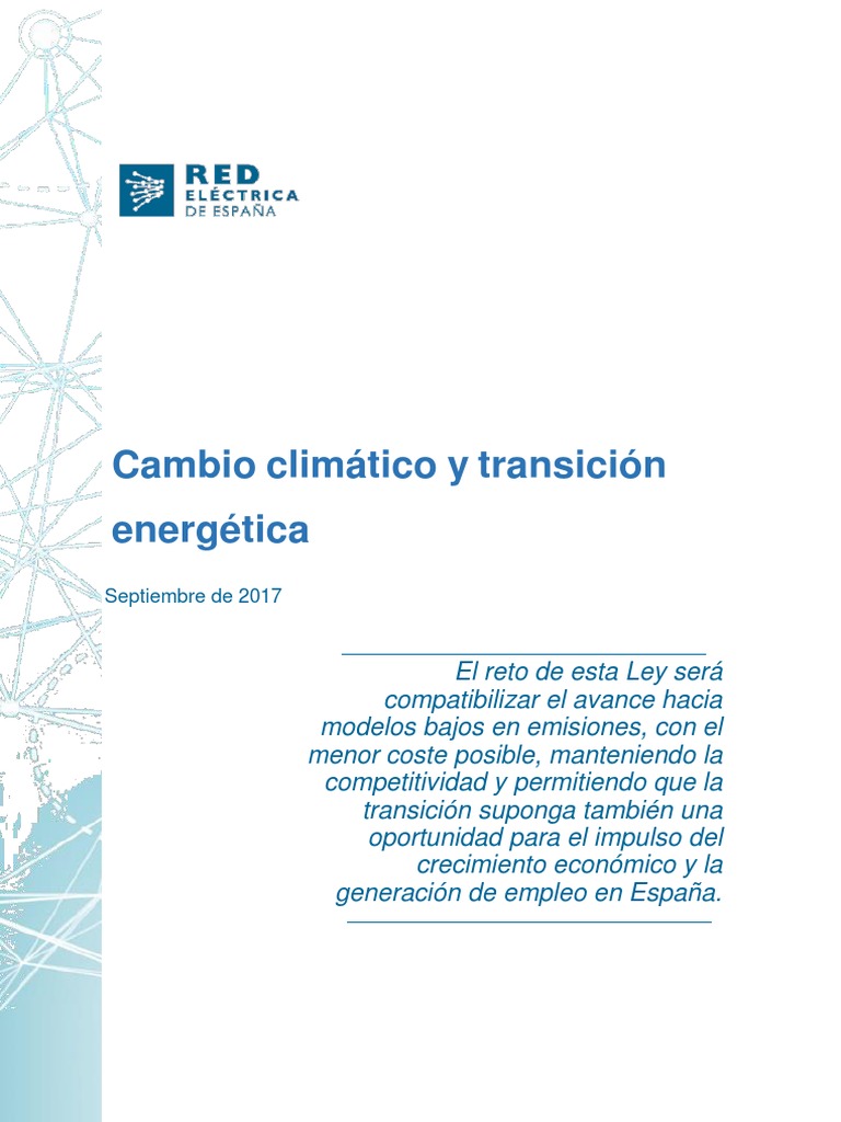 Cambio Climatico y Transicion Energetica | PDF | Uso eficiente de ...