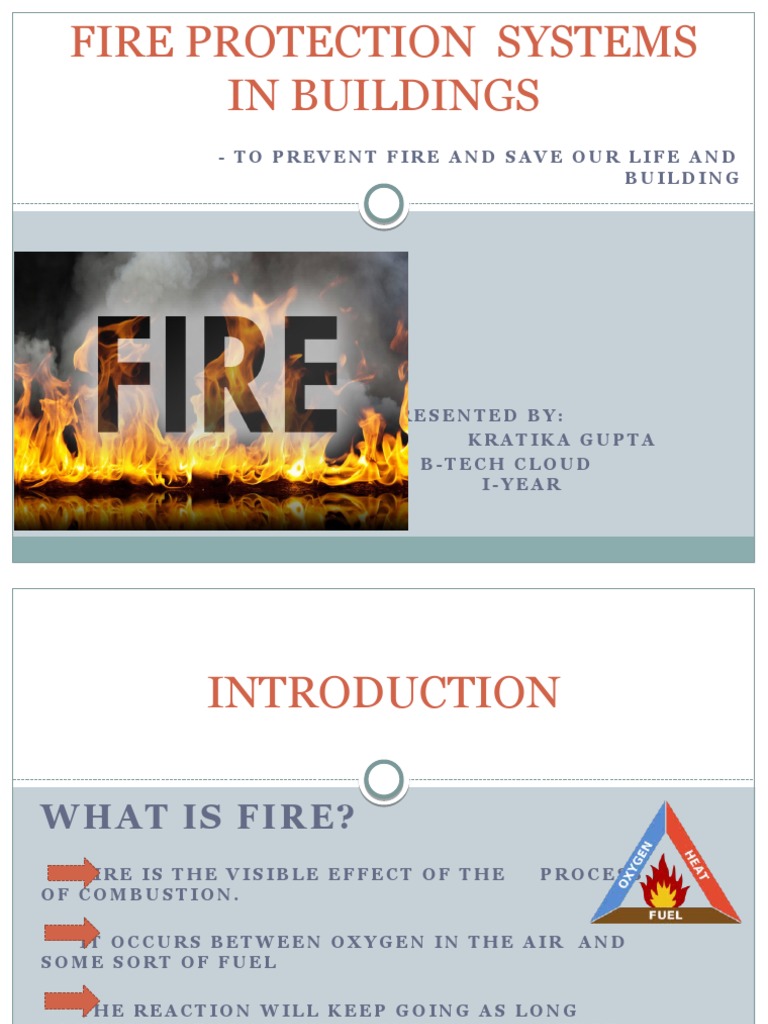 Fire Protection Systems in Buildings | PDF | Fires | Fire Sprinkler System