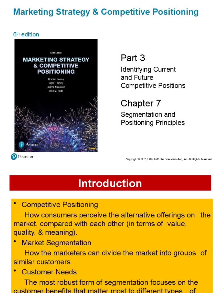 CH 7 AMS - Segmentation and Positioning Principles | PDF | Market ...