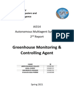 Greenhouse Monitoring & Controlling Agent: AI314 Autonomous Multiagent Systems 2
