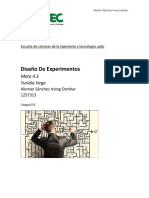 4.3 Diseño de Experimentos