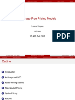Arbitrage - Free Pricing Models