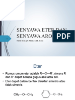 Pertemuan 13 - Senyawa Eter Dan Senyawa Aromatik