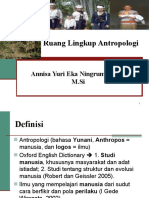 Pertemuan 1 - Ruang Lingkup Dan Perkembangan Ilmu Antropologi