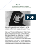 Biografía Santa Faustina