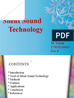 Silent Sound Technology: M. Varun 17WJ1A04J4 Ece 4