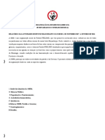 Relatório das atividades da OMM no distrito de Massingir