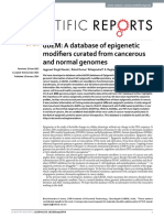 Dbem: A Database of Epigenetic Modifiers Curated From Cancerous and Normal Genomes