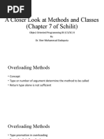 Lect 6 - Closer Look To Classes and Method