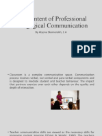 Skomorokh Professional Pedagogical Communication