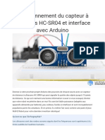 Fonctionnement Du Capteur À Ultrasons HC