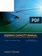 Highway Capacity Manual: 6Th Edition