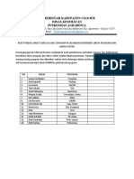 5.4.2.4 Bukti Tindak Lanjut Dan Evaluasi Terhadap Pelksanaan Koordinasi Lintas Program Dan Lintas Sektor