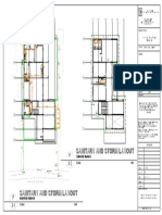 Sanitary and Storm Layout: Second Floor