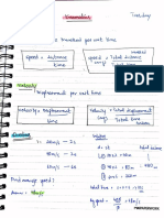 Kinematics Notes