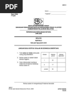 SPM Biology 2011  Faq  Question