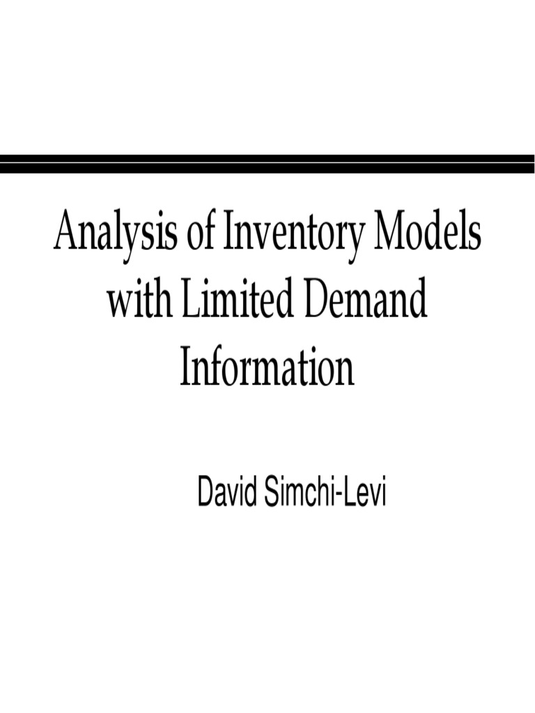Inventory Models and Bullwhip Effect Analysis | PDF | Variance | Statistics