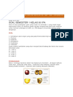 Biologi Gonzaga: Soal Semester 1 Kelas Xii Ipa