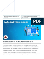 AutoCAD Commands - Advanced and Intermediate AutoCAD Commands