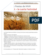 Las Fiestas de IHVH - Shavuot - La Cuarta Festividad