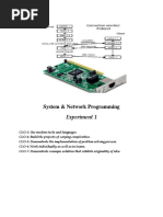 System & Network Programming: Experiment 1