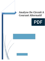 Analyse de Circuits A Courant Alternatif