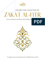 35 Points From The Chapter of Zakat Al Fitr From Al Sharh Al Mumti