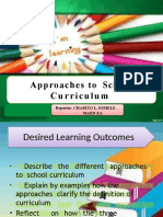 Approaches To School Curriculum