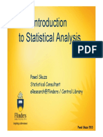 Introduction to Statistical Analysis