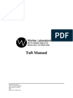 Taft Manual: Worley Laboratories 405 El Camino Real #121 Menlo Park, CA 94025 USA