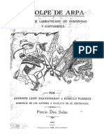 AUGUSTO D LEON BARANDIARAN y ROMULO PAREDES A Golpe de Arpa Folk Lore Lambayecano de Humorismo y Costumbres