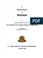 PDF Seminar Report Blockchainpdf Compress