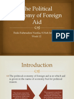 12) The Political Economy of Foreign Aid